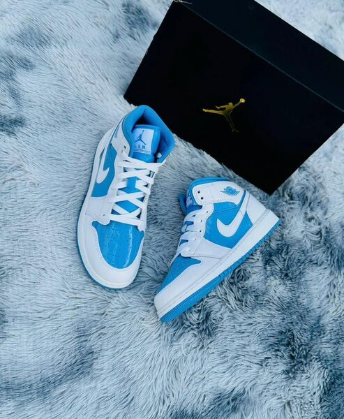 Nike Air Jordan 1 Low Blanc/Bleu