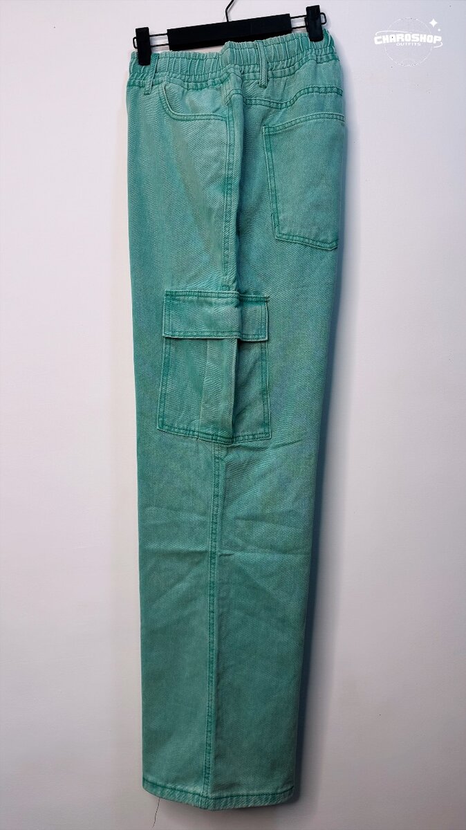 Pantalon cargo vert homme
