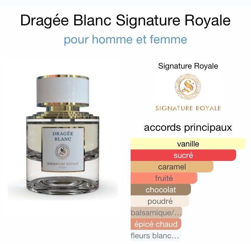 Dragée blanc signature royale