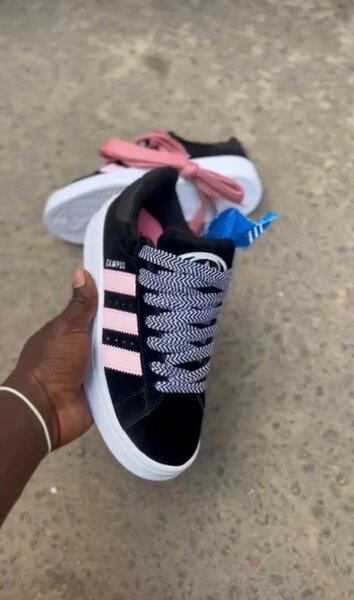 Baskets Noires Campus Confort