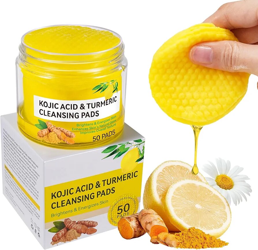 Tampons nettoyants curcuma