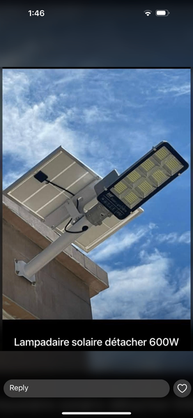 Outdoor Solar Street Lamp 600W