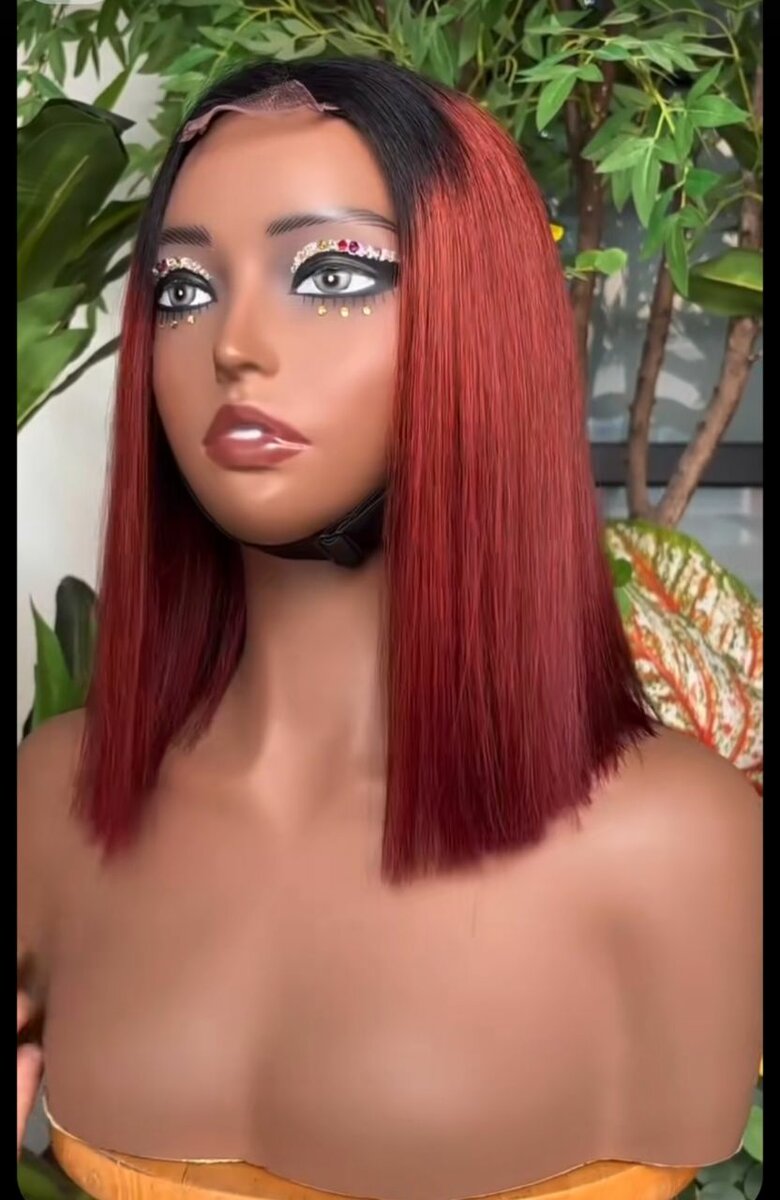 Perruque Roux Ombré Naturelle