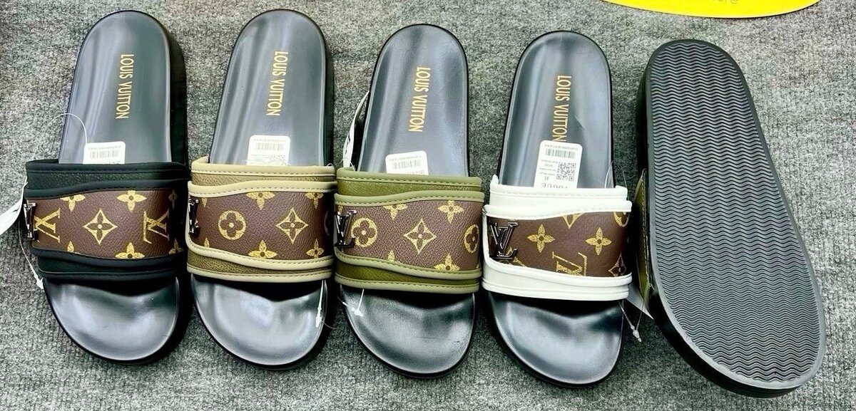 Zaza & Louis Vuitton Slides