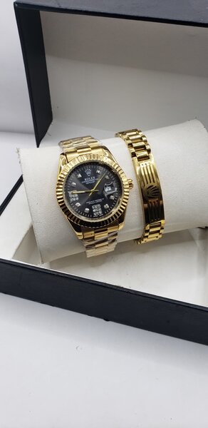 Rolex watch with bracelet