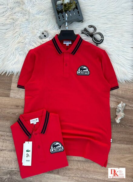 Polo rouge élégant pour hommes