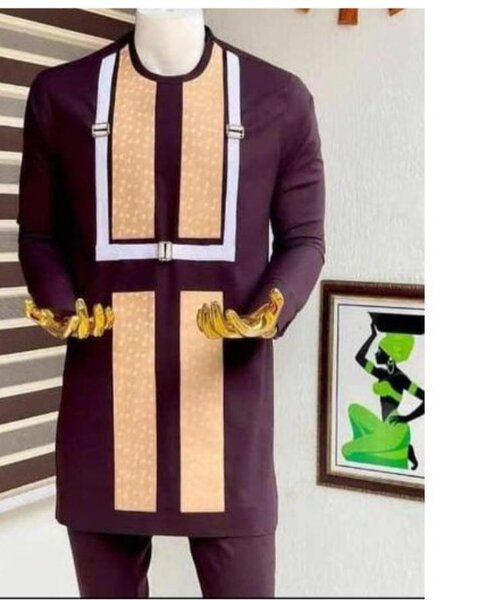 COMPLET DE TUNIQUE MANCHE LONGUE POUR HOMME