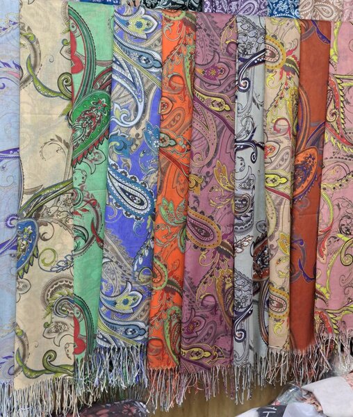 Хб шарф-палантин