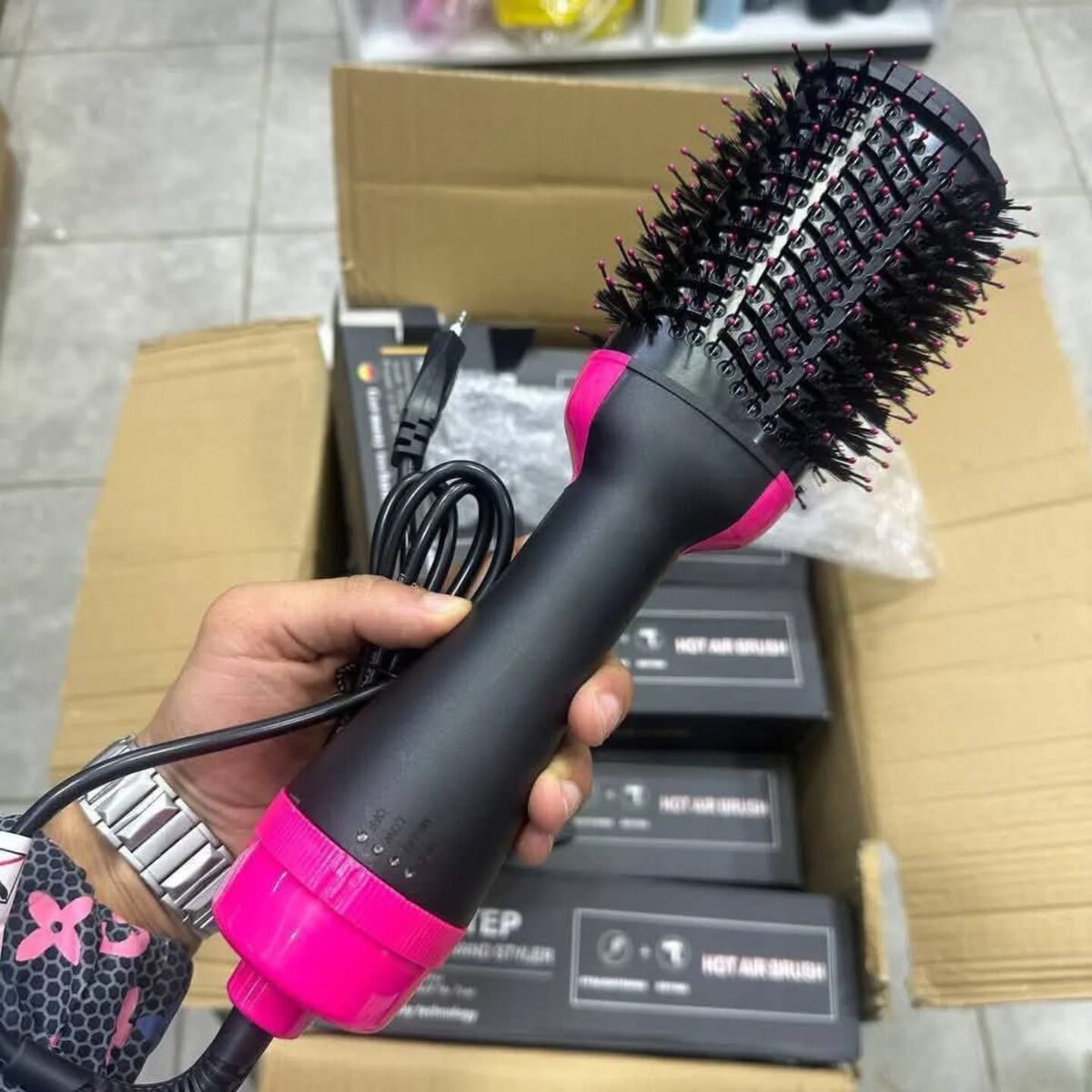 Brosse Soufflante 3-en-1 Coiffante