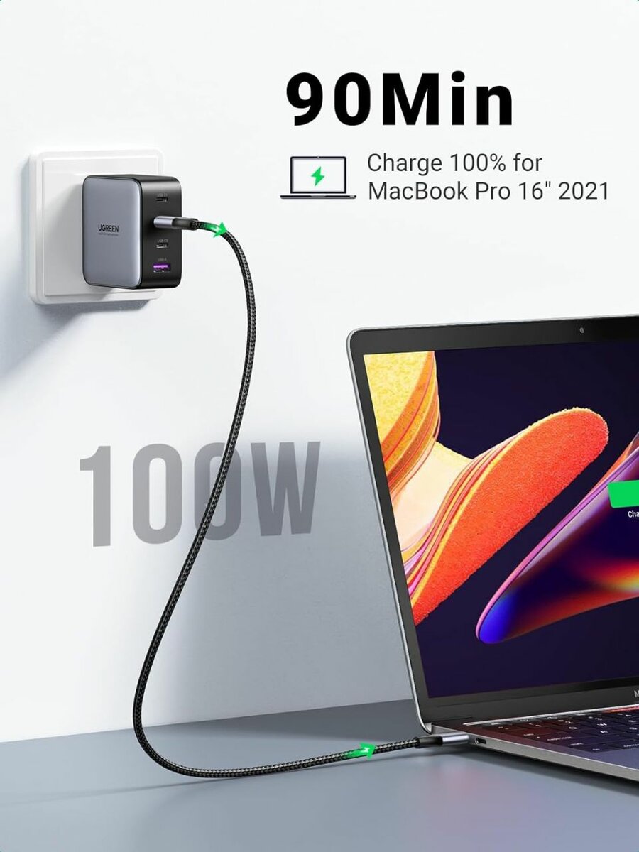 Câble USB-C UGREEN 100W - 2M