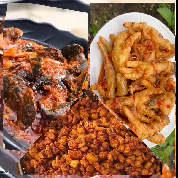 Pattes Poulet Alloco(Attiéké)