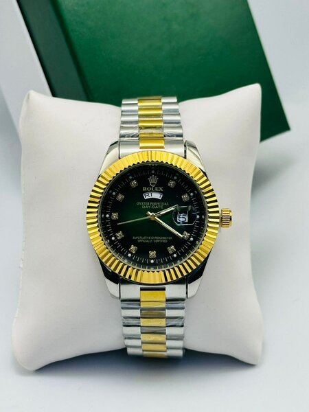 Montre Homme Luxe Rolex Métal Doré