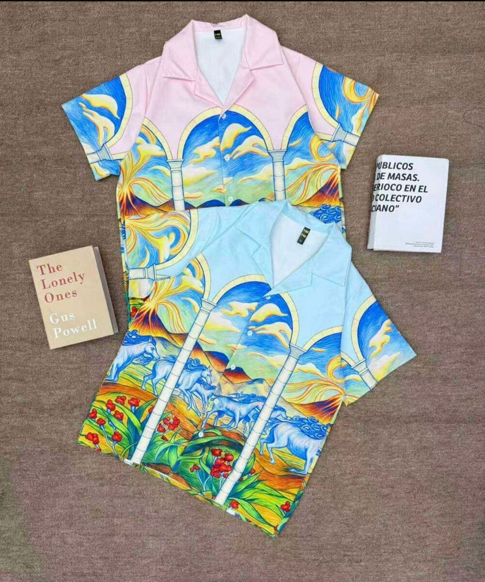 Chemise homme été imprimé