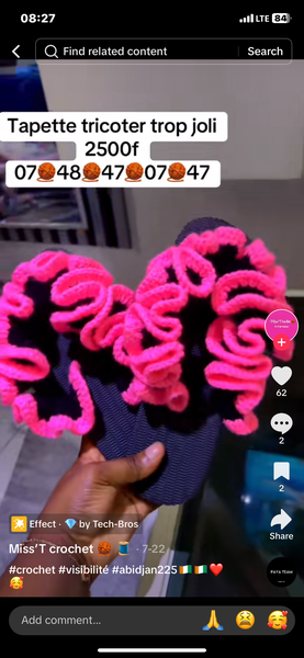 Crochet Ruffle Slippers