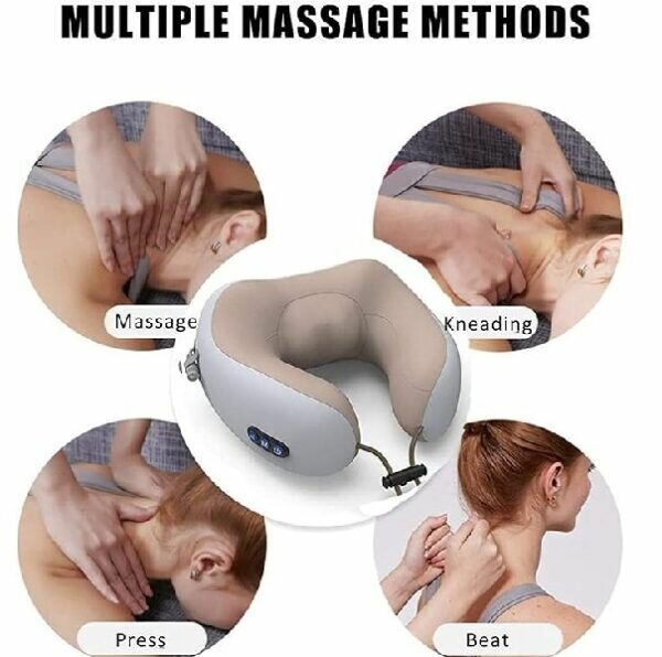 COUSSIN DE MASSAGE INTELLIGENT EN FORME DE U  un oreiller