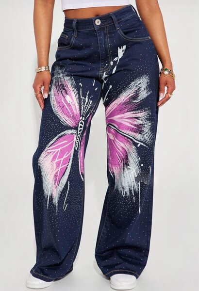 Jean papillon artistique