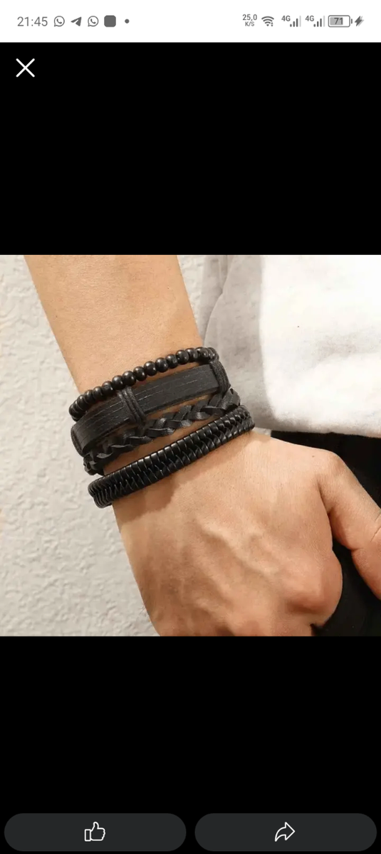Bracelet en cuir tendance