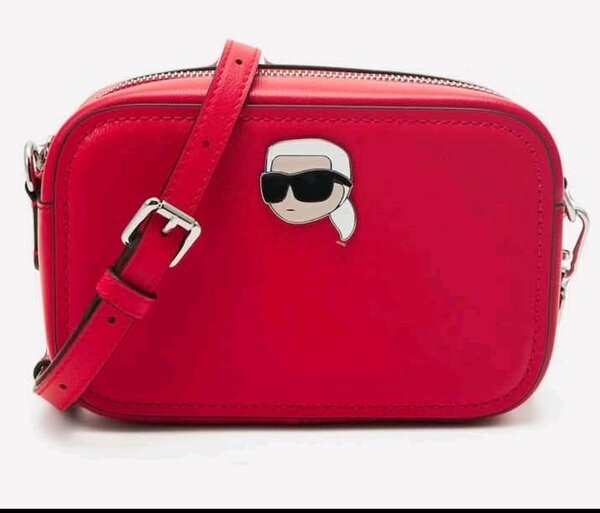 Sac bandoulière en cuir Karl L