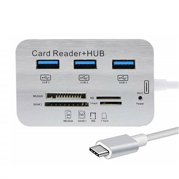 Lecteur de Cartes USB-C Multifonction