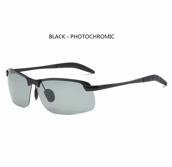 Black photochromic glasse