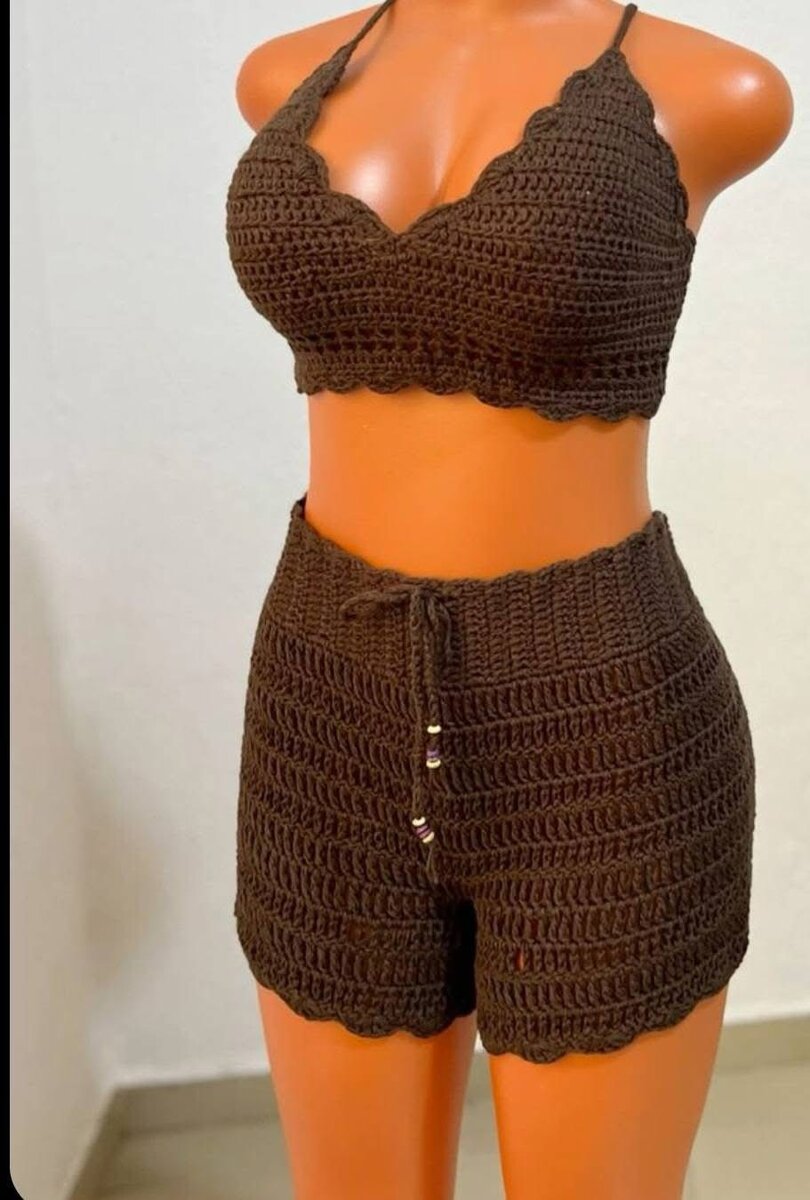 Shorts tricotés pour femmes