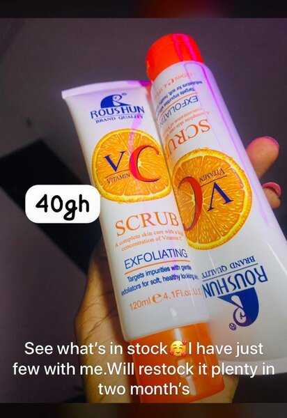 Vitamin c face and body scrub