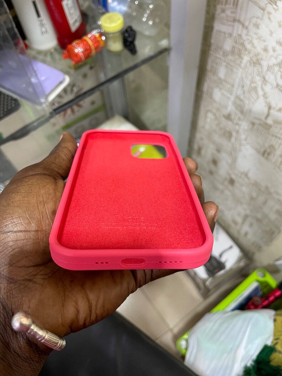 Coque iPhone en Silicone Rose