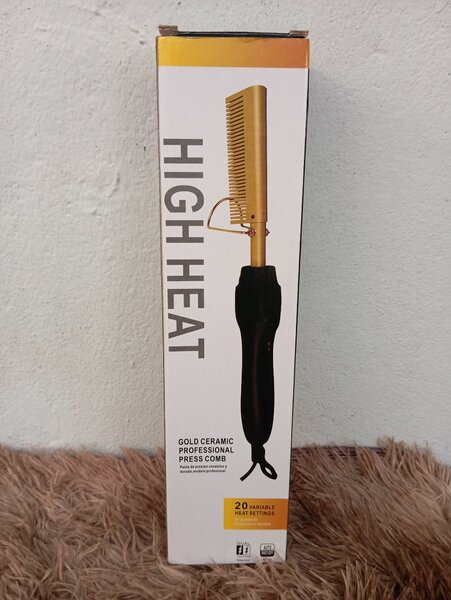 Peigne chauffante