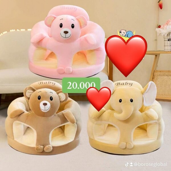 Fauteuil bébé en peluche
