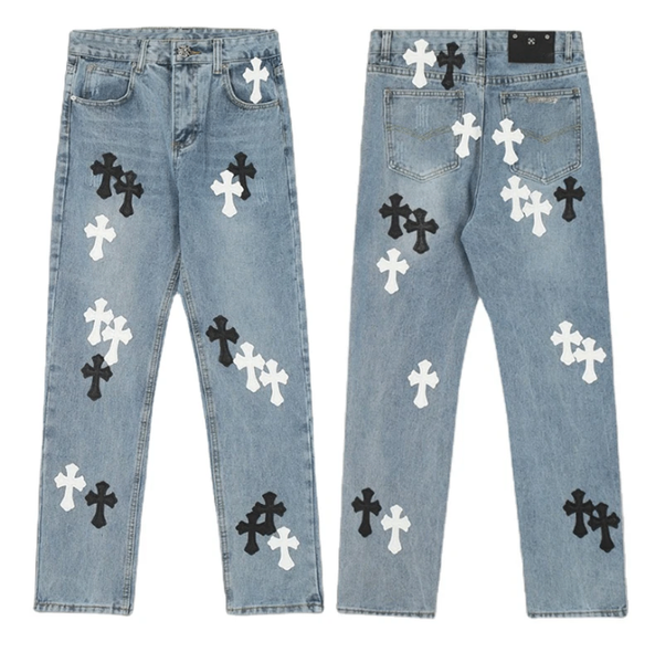 Jeans originaux imprimés unisexes