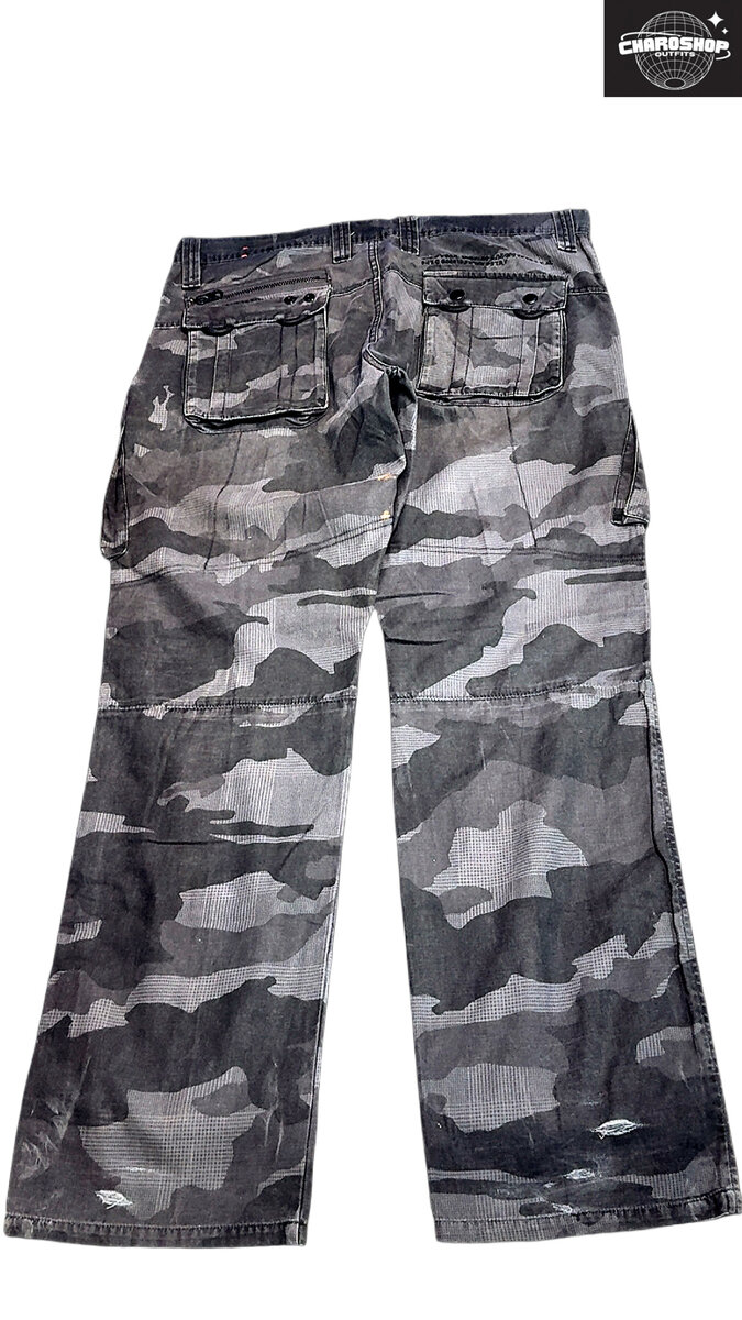 Pantalon cargo camouflage