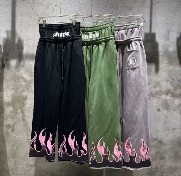 Pantalons jogging flamme stylés