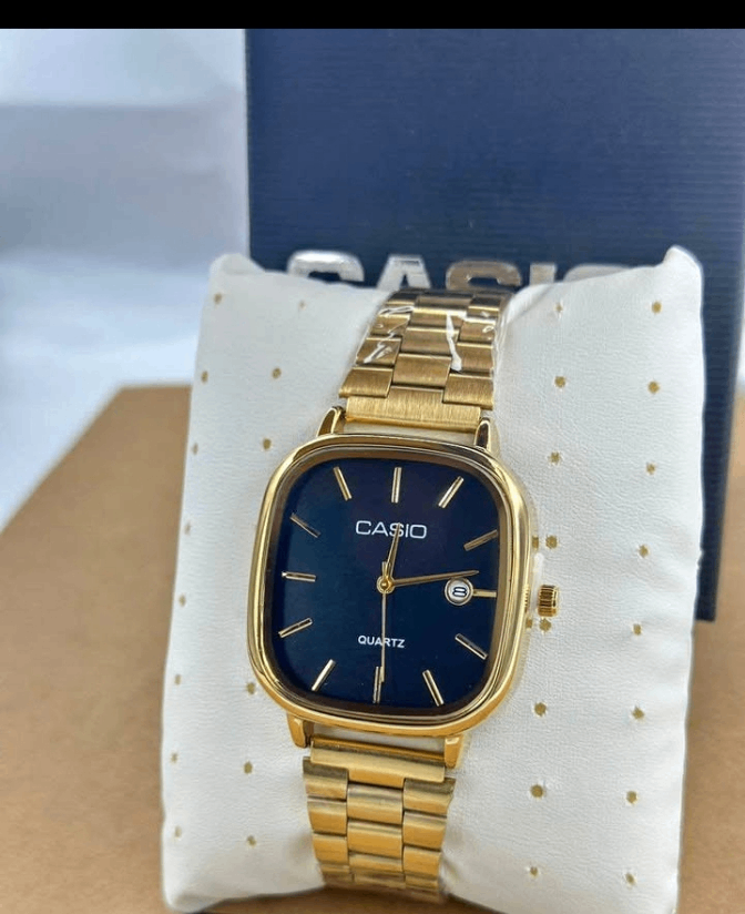 Montre Homme Luxe Casio Doré
