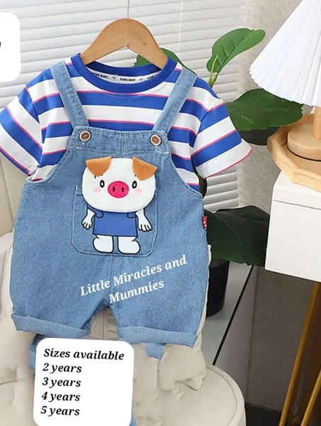 a children's costume with a pig