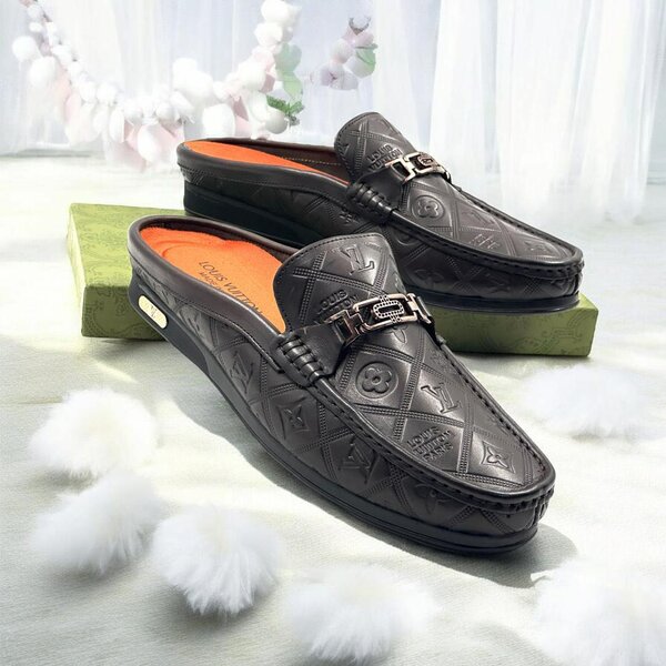 Original leather half shoe