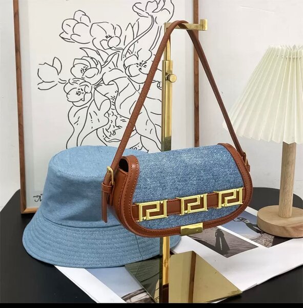 Ladies jeans bag and cap