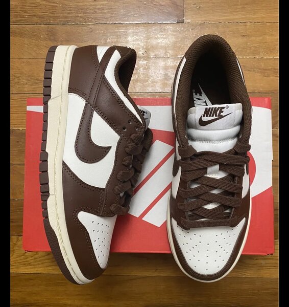 Nike Dunk Low marron et blanc