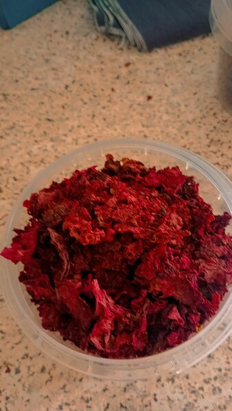 Dry mango, pineapple,banana,papaya,coconut and ginger flakes