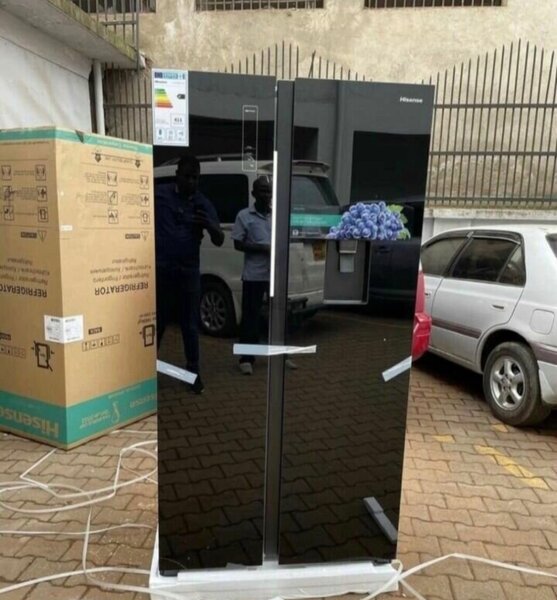 Hisense side by side double door with dispenser