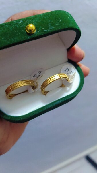 Anneaux Plaqués Or Élégants