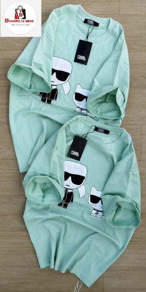 T-shirt duo vert stylé