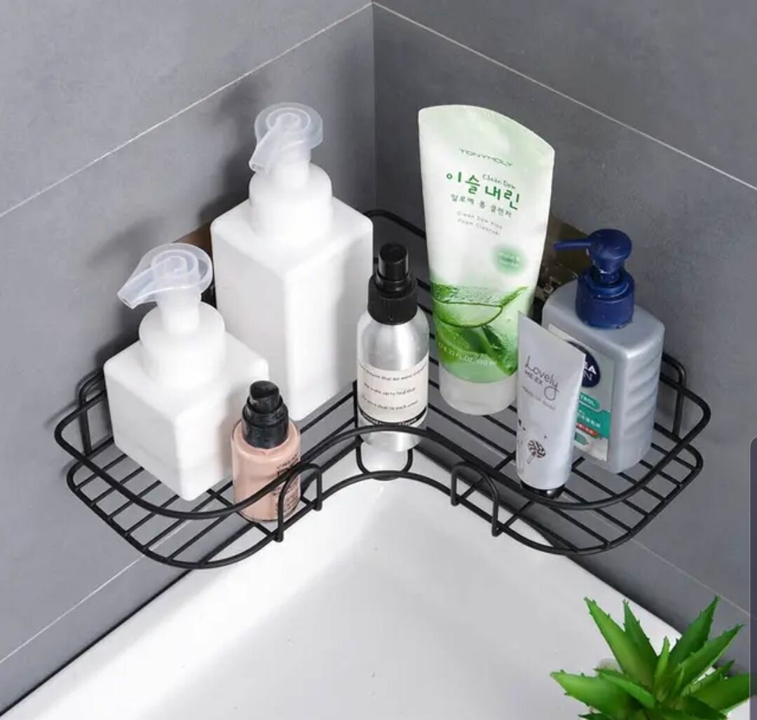 Bathroom corner basket