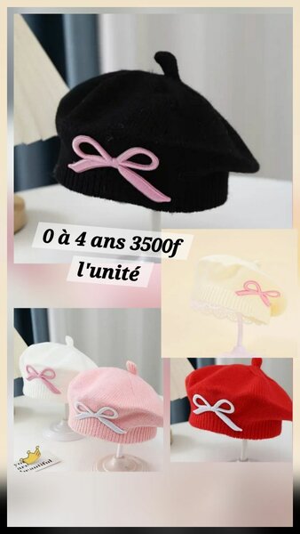 Béret Enfant avec Noeud