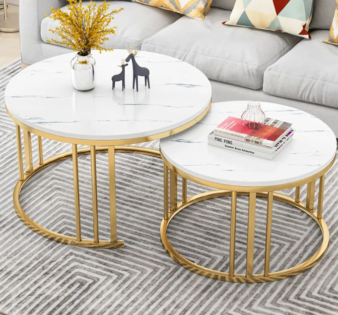 2pcs Furniture Round End Table