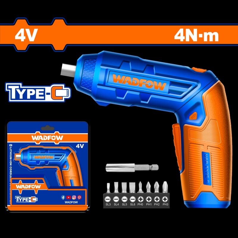 Visseuse sans fil Wadfow 4V