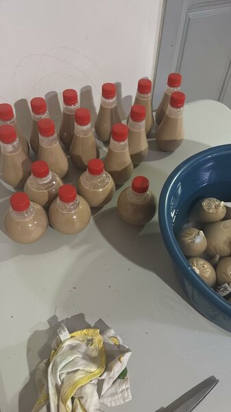 Lait caillé, dèguê, jus nature