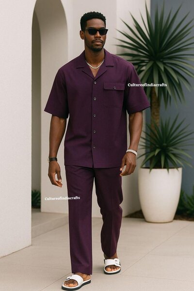 Ensemble décontracté violet