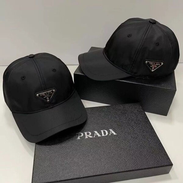 Casquette Prada noire pour homme
