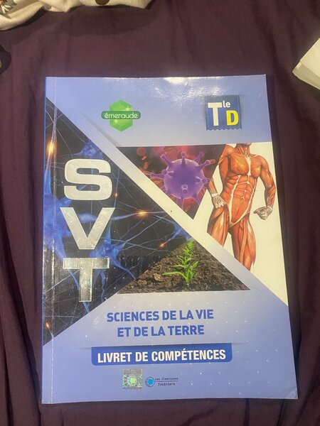 Livre SVT Terminale