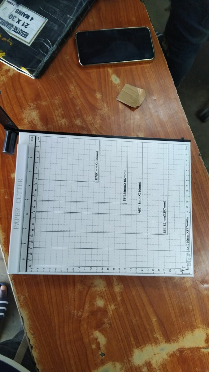 Paper cutter coupeur de papier carte de visite badge  A4